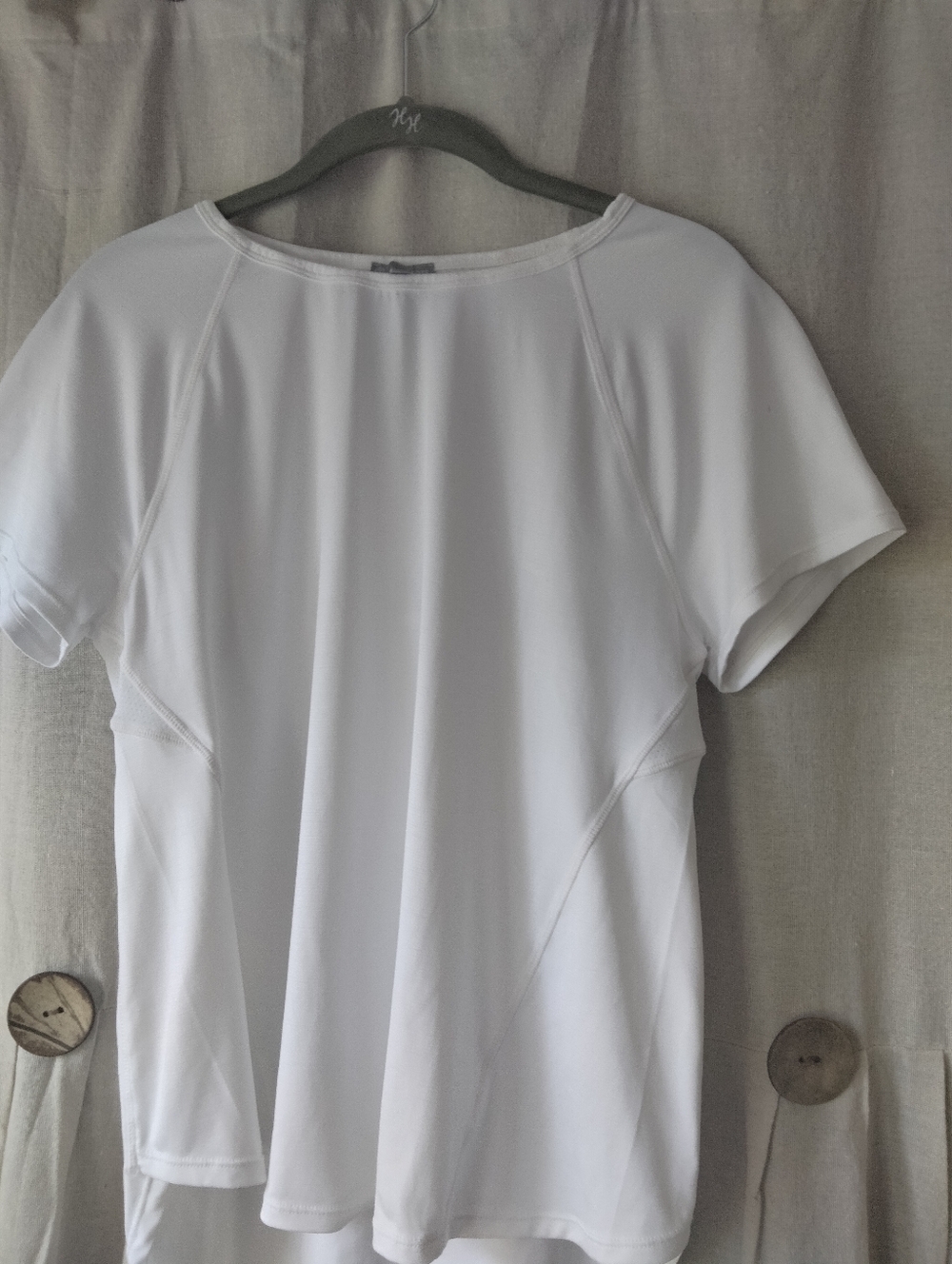 Talbots White Short Sleeve Athletic Tee